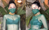 Uorfi Javed gets trolled for her yet another bold outfit, Netizens call it �Mosquito Net�